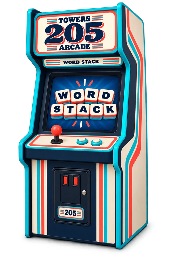 Word Stack arcade cabinet