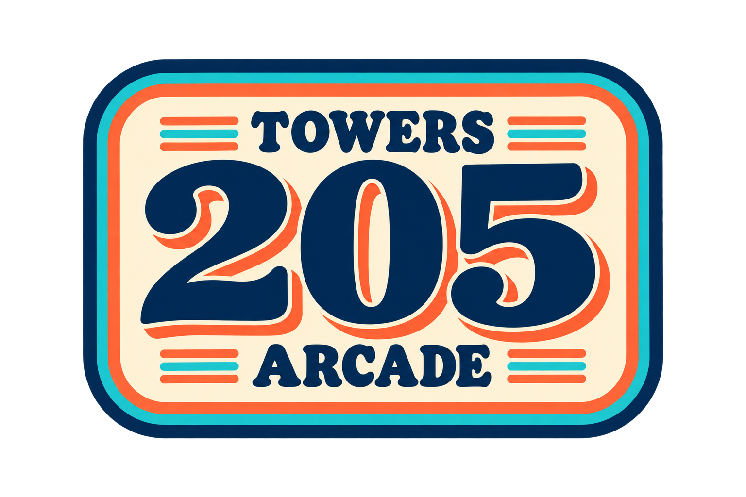Towers 205 Arcade badge